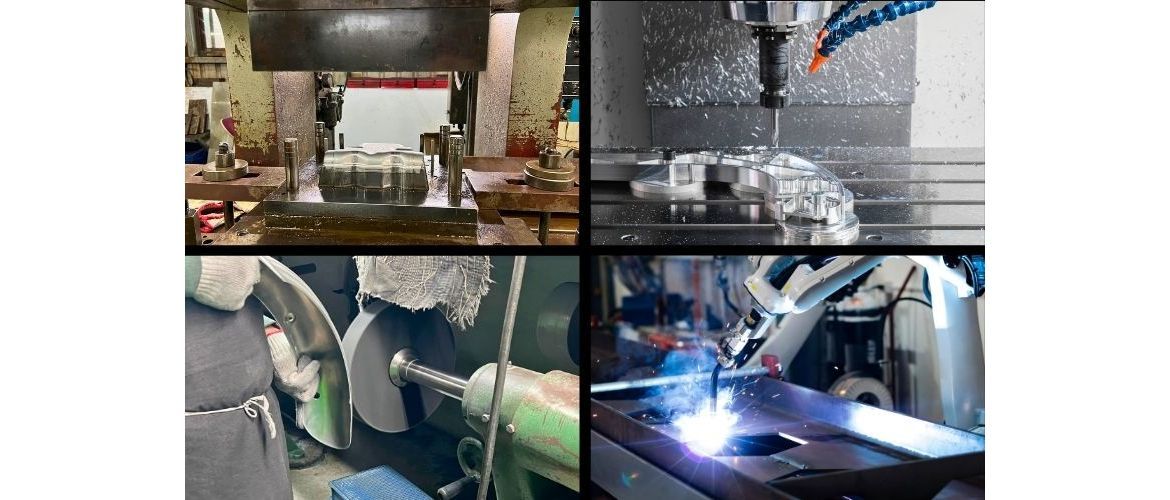 Versatile manufacturing capabilities: metal stamping, CNC machining, welding, polishing
