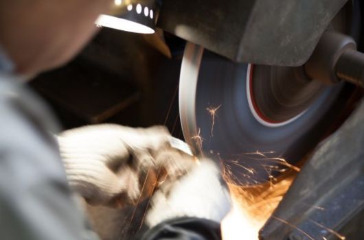 Polishing production line ensuring smooth, high-quality finishes for metal parts