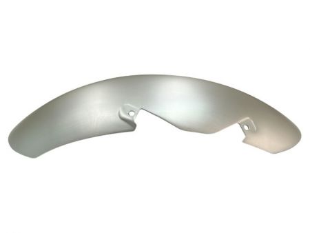 Custom stamping part: aluminum front mudguard with a polished and anodized finish.