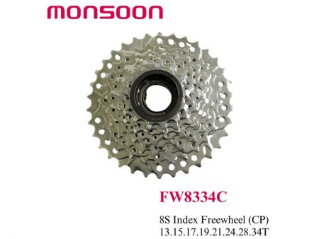 8 / 7 / 6 Speed Freewheel for Mountain, E-Bike, Road, and City Bikes - 8 Speed Freewheel 13-34T CP